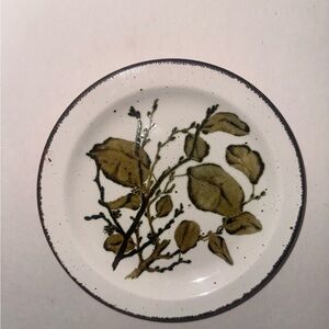 Vintage Midwinter Stonehenge Greenleaves Dinner Plate
